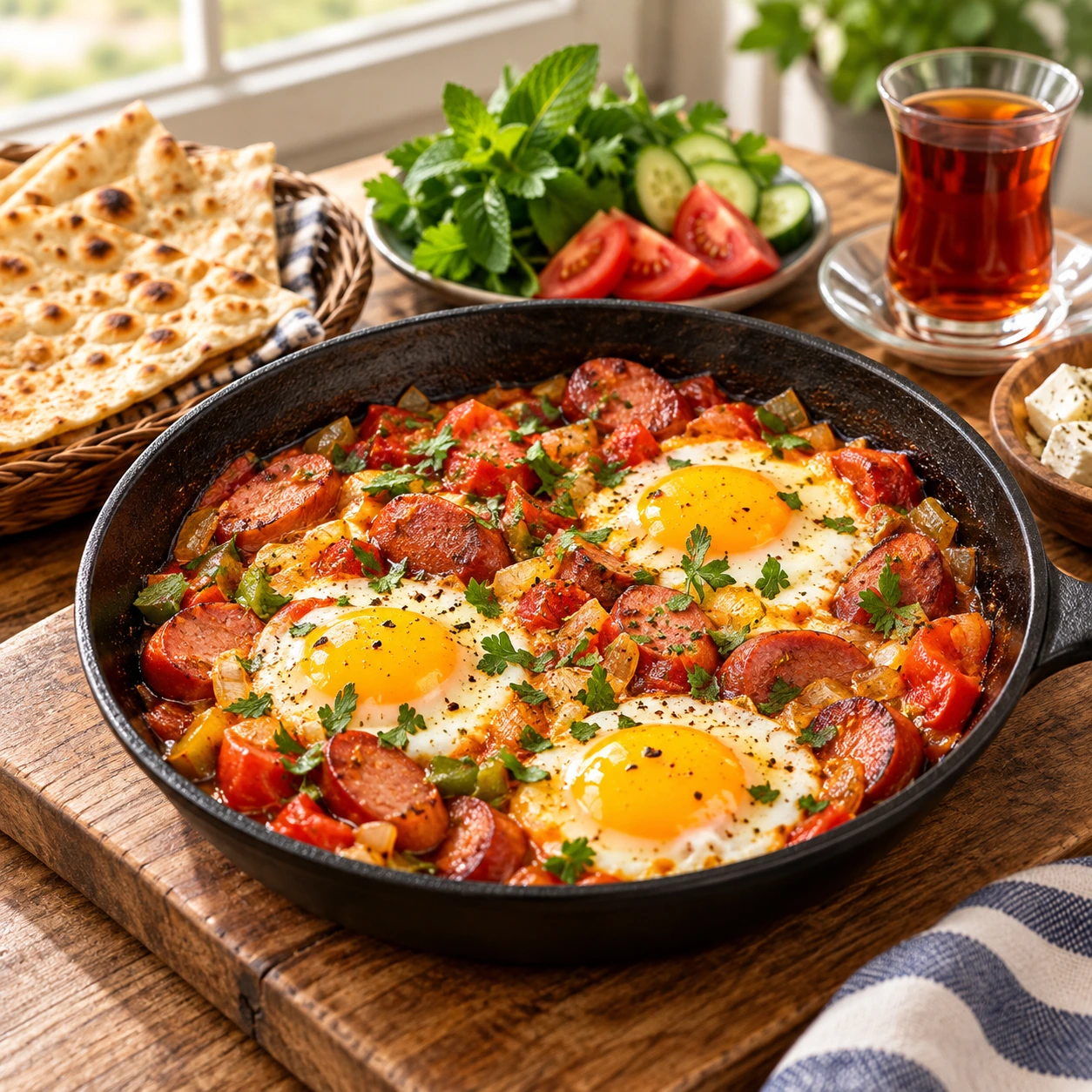 سوسیس تخم مرغ